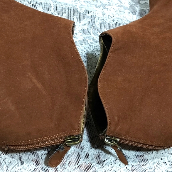 Worthington Brown Suede Women Ankle Boots Size 7 M - Picture 16 of 17
